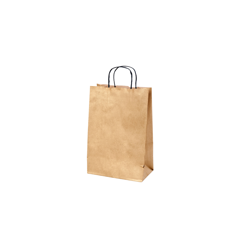 SACS SOS AVEC ANSES 2 BOUTEILLES  100 G/M2 18+10x39 CM OR KRAFT (250 UNITÉ)