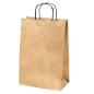 SACS SOS AVEC ANSES 2 BOUTEILLES  100 G/M2 18+10x39 CM OR KRAFT (250 UNITÉ)