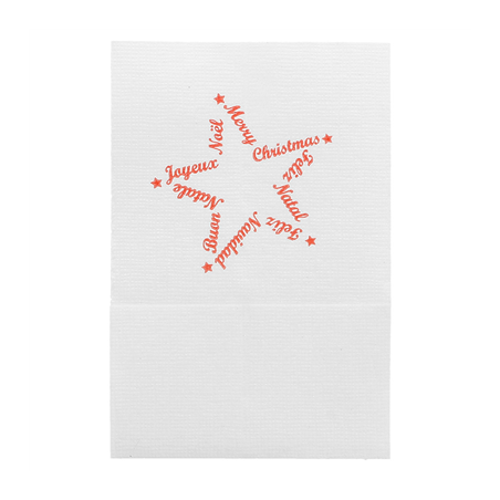 SERVIETTES MINI "CHRISTMAS" 1 PLI