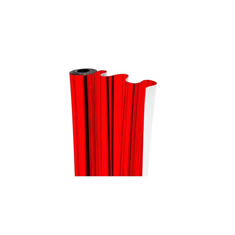 FILM METALISE  0,70x50 M ROUGE PP (1 UNITÉ)