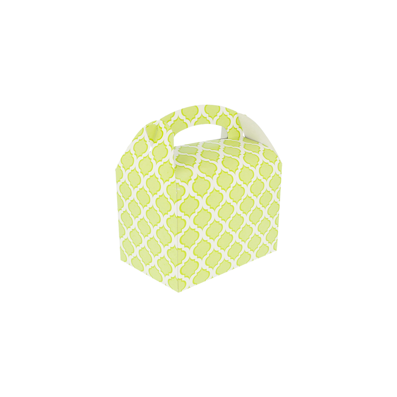 BOÎTES "VERT"  320 G/M2 15,50x10,50x17,50 CM VERDE LIMA CARTON (300 UNITÉ)