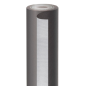 PAPIER CADEAU 50 M NOIR-ARGENT  60 G/M2 70 CM KRAFT VERGÉ (1 UNITÉ)