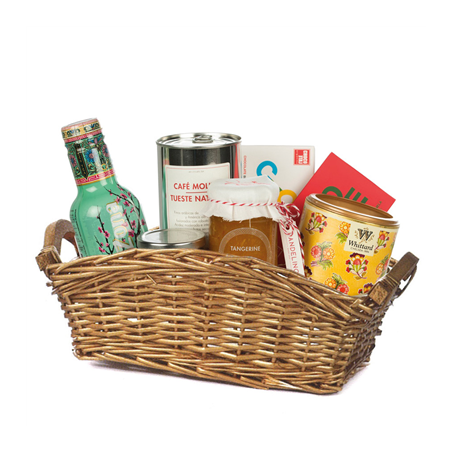 CORBEILLE POUR LOTS  42x25x16,5 CM MARRON OSIER (1 UNITÉ)