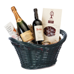 CORBEILLE POUR LOTS  30,5x21,5 CM VERT OSIER (1 UNITÉ)