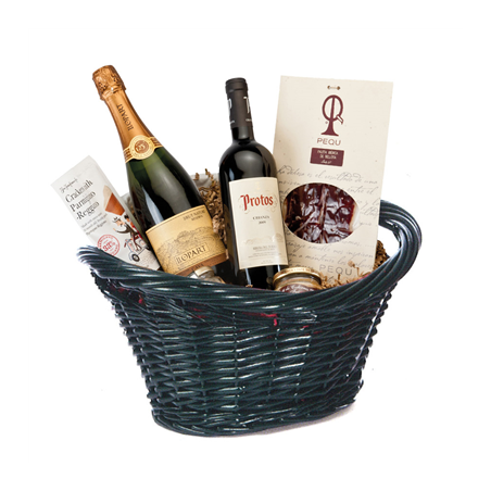 CORBEILLE POUR LOTS  30,5x21,5 CM VERT OSIER (1 UNITÉ)