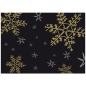 SETS DE TABLE KRAFT 'CHRISTMAS NIGHT' 60 G/M2 31x43 CM NOIR CELLULOSE (2000 UNITÉ)