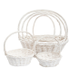 6 U. CORBEILLE POUR LOTS   BLANC OSIER (1 UNITÉ)