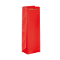 10 U. SAC PORTE-BOUTEILLES CORDE  150 G/M² 12,3+7,8x36 CM ROUGE PAPIER (1 UNITÉ)