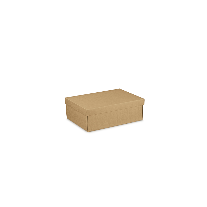 10 U. BOÎTES RECTANGULAIRES  34x25x12 CM NATUREL KRAFT (1 UNITÉ)