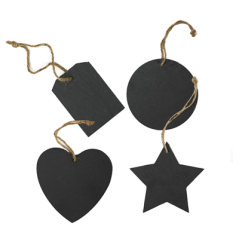 4 U. ÉTIQUETTES D'ARDOISE