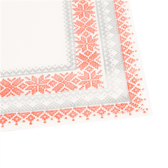 SERVIETTES "LIKE LINEN" 'OSLO' 70 G/M2 40x40 CM SPUNLACE (600 UNITÉ)