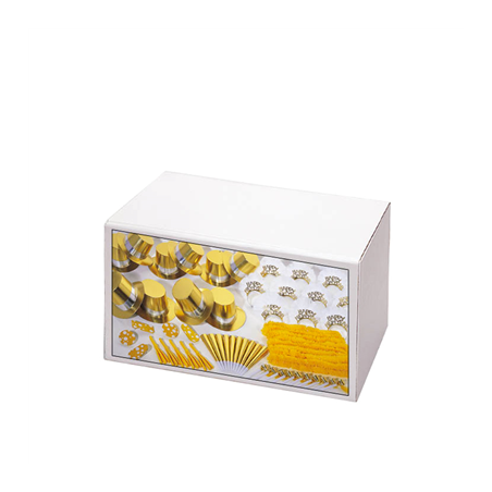 ASSORTIMENT COTILLON 50 PERSONNES "LUXE"  51,5x39,5x33 CM DORE (1 UNITÉ)