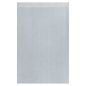 SACHETS PLATS  60 G/M2 26+9x38 CM ARGENTE KRAFT VERGÉ (250 UNITÉ)