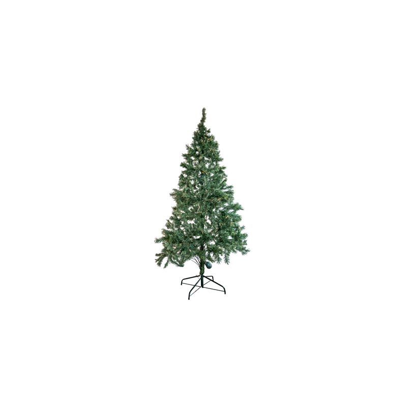 SAPIN 275 CM. H. VERT FIBRE OPTIQUE (1 UNITÉ)