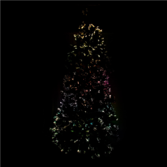 SAPIN  245 CM.H. VERT FIBRE OPTIQUE (1 UNITÉ)