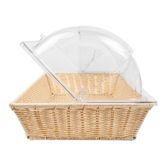 CORBEILLE SIMILAIRE OSIER AVEC COUPOLE GN 1/1