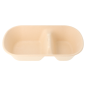 LUNCH BOXES 2 COMPART. 'BIONIC' 800 ML 23,2x13,3x5,1 CM NATUREL BAMBOU (500 UNITÉ)