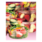 POTS TRAITEUR + COUVERCLES 240 ML Ø11,7x4,3 CM TRANSPARENT PET (250 UNITÉ)