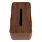 DISTRIBUTEUR MOUCHOIRS  26,5x14x8,5 CM MARRON BOIS (1 UNITÉ)