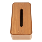DISTRIBUTEUR MOUCHOIRS  26,5x14x8,5 CM NATUREL BOIS (1 UNITÉ)