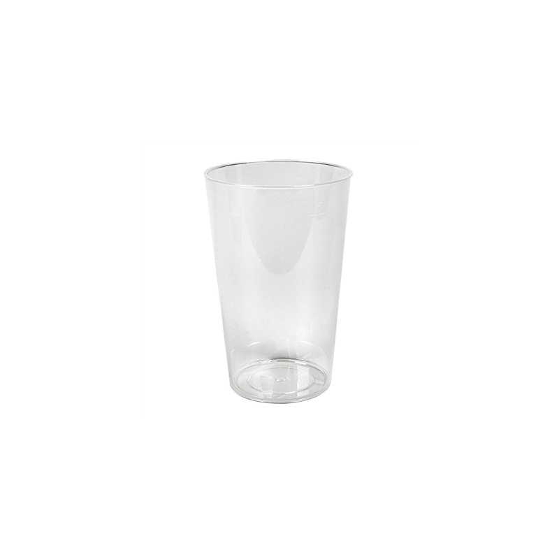VERRES RÉUTILISABLES 500 ML Ø 9,1/6,8x14 CM TRANSPARENT PP (360 UNITÉ)