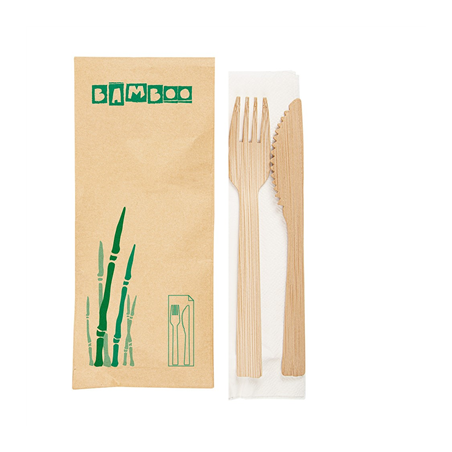 SET 3/1 FOURCHETTE, COUTEAU, SERVIETTE