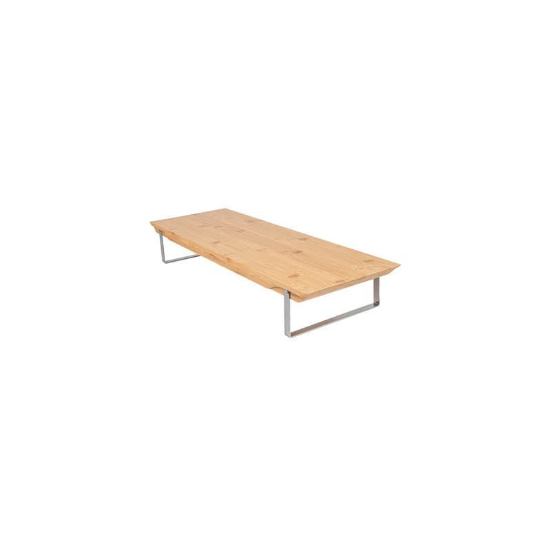 PLATEAU AVEC SUPPORT  54x19x8 CM NATUREL BAMBOU (1 UNITÉ)