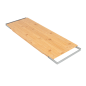 PLATEAU AVEC SUPPORT  54x19x8 CM NATUREL BAMBOU (1 UNITÉ)