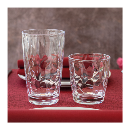 GOBELETS 480 ML Ø 8,5/6,1x14,3 CM TRANSPARENT POLYCARBONATE (6 UNITÉ)