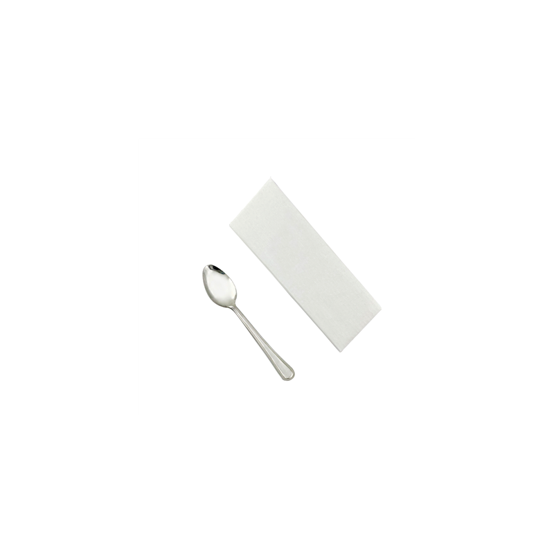 CUILLÈRES  13,5 CM ARGENTE INOX (100 UNITÉ)