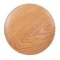 ASSIETTES PLATES 'ASAMI WARE'  Ø 20x1,8 CM COMPARAISON BOIS MÉLAMINE (6 UNITÉ)