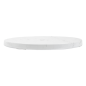 PLATEAU POUR BUFFET 'ASAMI WARE'  Ø 32x1,7 CM IMITATION MARBRE BLANC MÉLAMINE (1 UNITÉ)