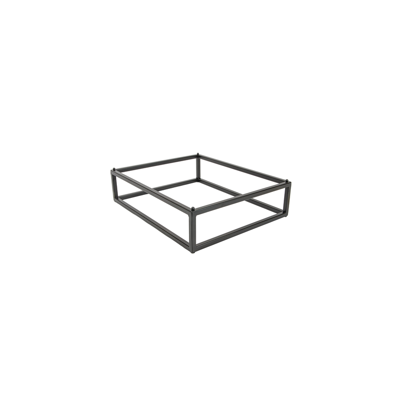 PRÉSENTOIR BUFFET POUR PLATEAUX 263.52/263.56 'ASAMI WARE'  32,5x26,5x8 CM NOIR METAL (1 UNITÉ)