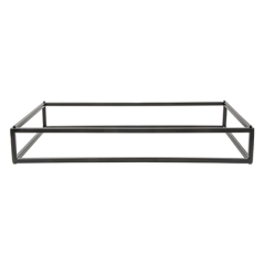 PRÉSENTOIR BUFFET POUR PLATEAUX 263.53/263.57 'ASAMI WARE'  53x32,5x8 NOIR METAL (1 UNITÉ)