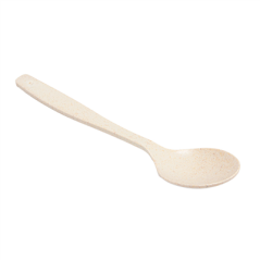 CUILLÈRES 'PREMIUM'  17,3 CM IVOIRE FIBRE DE BOIS (80 UNITÉ)