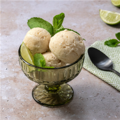 COUPES À DESSERTS VINTAGE 'WAKI GLASS' 380 ML Ø12x10.5 CM VERT VERRE (6 UNITÉ)