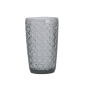 GOBELETS 'WAKI GLASS' 380 ML Ø8x13 CM GRIS VERRE (6 UNITÉ)