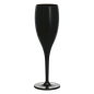 FLÛTES CHAMPAGNE 130 ML Ø 5,2/6,2x19,1 CM NOIR POLYCARBONATE (12 UNITÉ)