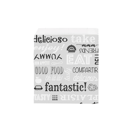 PAPIER INGRAISSABLE OUVERT 2 CÔTÉS FAST FOOD