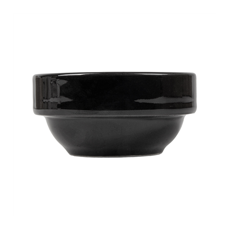 BOLS SALADIERS 70 ML Ø 6,4x2,8 CM NOIR PORCELAINE (12 UNITÉ)