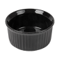 RAMEQUINS 120 ML Ø 7,8x3,7 CM NOIR PORCELAINE (12 UNITÉ) RAMEQUINS 120 ML Ø 7,8x3,7 CM NOIR PORCELAINE (12 UNITÉ)