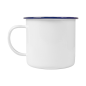 TASSES 'ENAMELWARE' 700 ML Ø 10x10 CM BLANC ACIER ÉMAILLÉ (6 UNITÉ)