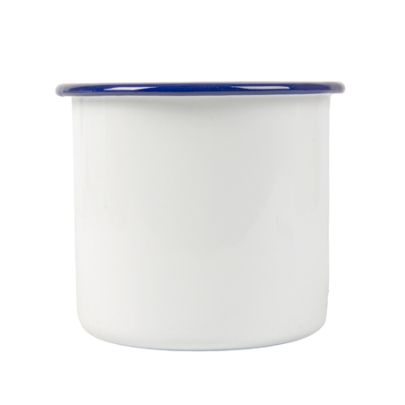 BOLS 'ENAMELWARE' 700 ML Ø 10x10 CM BLANC FER ÉMAILLÉ (6 UNITÉ)