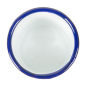 BOLS 'ENAMELWARE' 350 ML Ø 8x8 CM BLANC ACIER ÉMAILLÉ (6 UNITÉ)