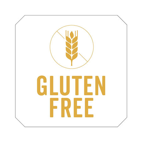 1000 U. ÉTIQUETTES ADHESIVES "GLUTEN FREE"