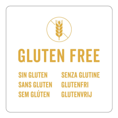 750 U. ÉTIQUETTES ADHESIVES "GLUTEN FREE"