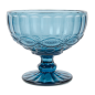 COUPES À DESSERTS VINTAGE 'WAKI GLASS' 380 ML Ø12x10.5 CM BLEU VERRE (6 UNITÉ)
