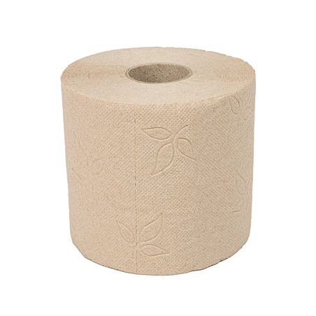 HYGIÉNIQUE 2 PLIS ENVOLOPPÉ INDIVIDUEL 'FEEL GREEN' 2x17 G/M2 9 CM (h) x 35 M NATUREL PAPIER RECYCLÉ (48 UNITÉ)