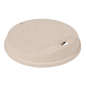 COUVERCLES POUR GOBELETS 267.73   NATUREL RICE HUSK BIOCOMPOSITE (650 UNITÉ)