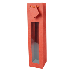 10 U. SACS PORTE-BOUTEILLES AVEC FENÊTRE